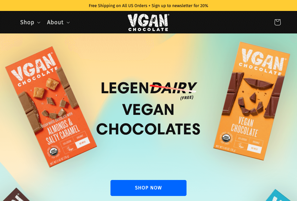 VGAN Chocolates Screenshot